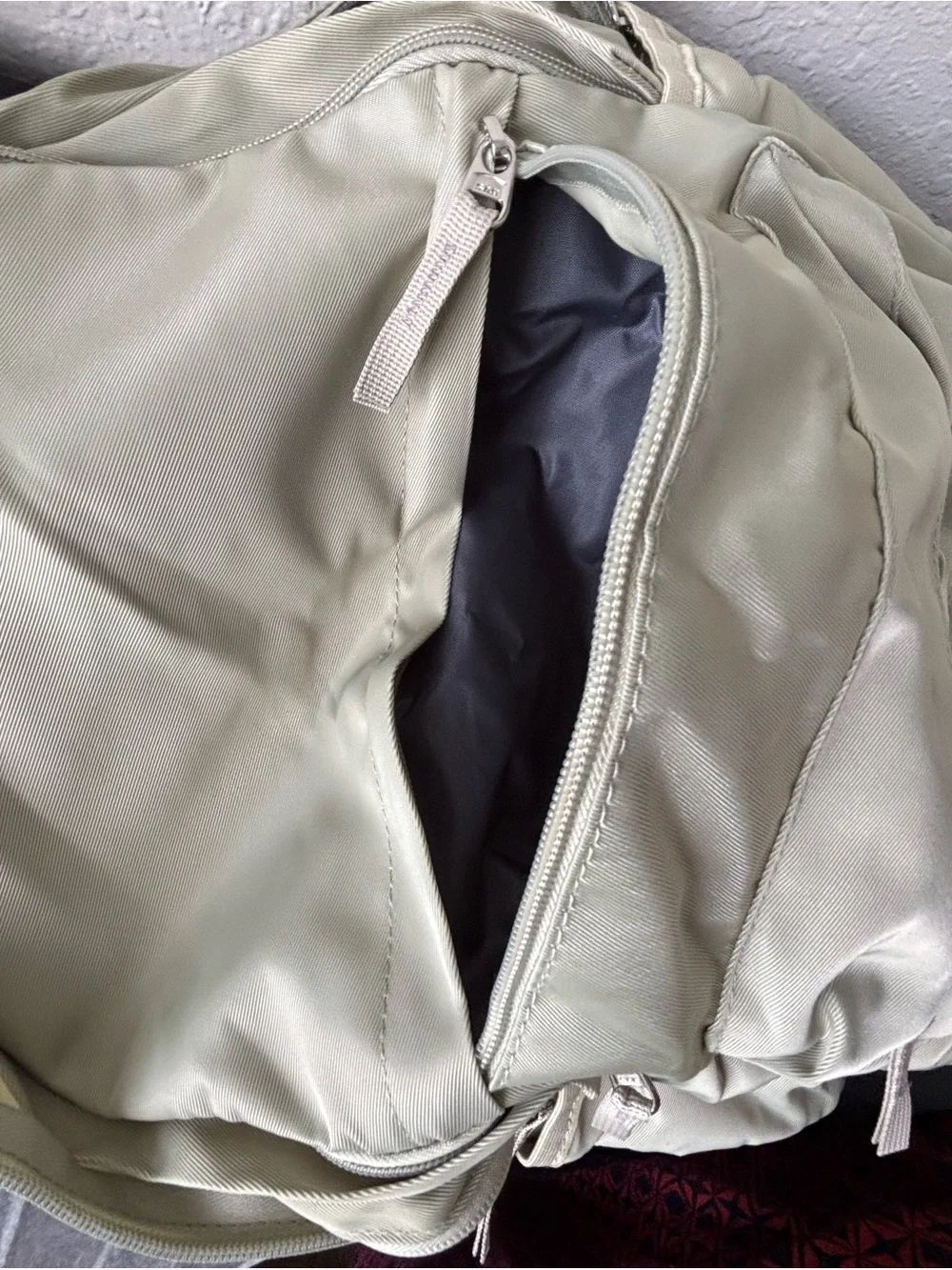 Green Backpack Multiple pockets Laptop travel for Woman